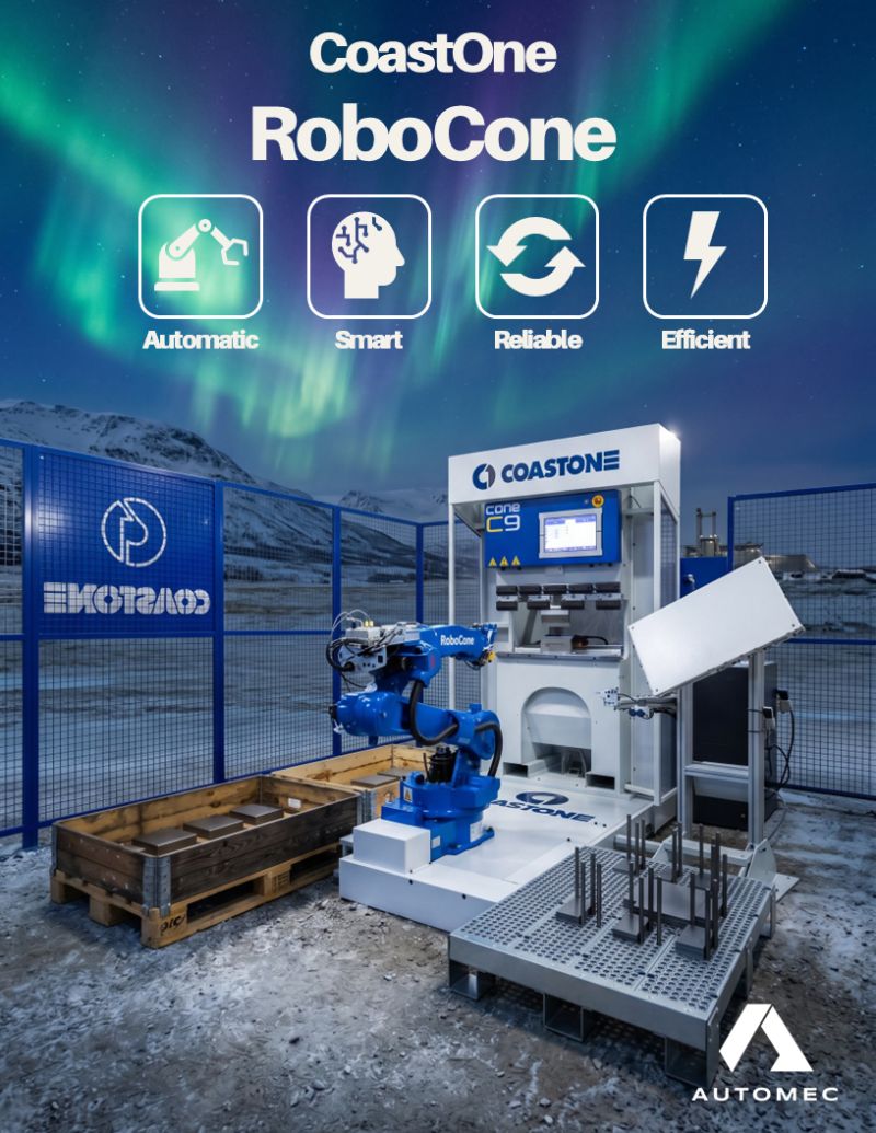 CoastOne RoboCone RC9 роботизирана клетка за огъване